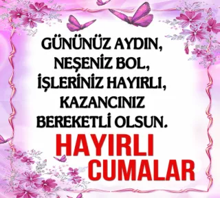 Haftanın en güzel ve yeni cuma mesajları - Cuma resimli mesajları için tıkla