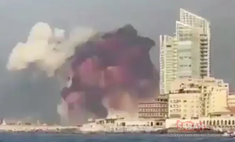 SON DAKİKA! Beyrut’taki patlamadan yeni görüntüler geldi! Beyrut patlaması nedeni belli oldu mu?
