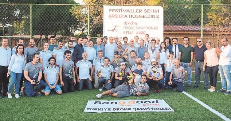 Drone şampiyonası Arsuz’da yapıldı