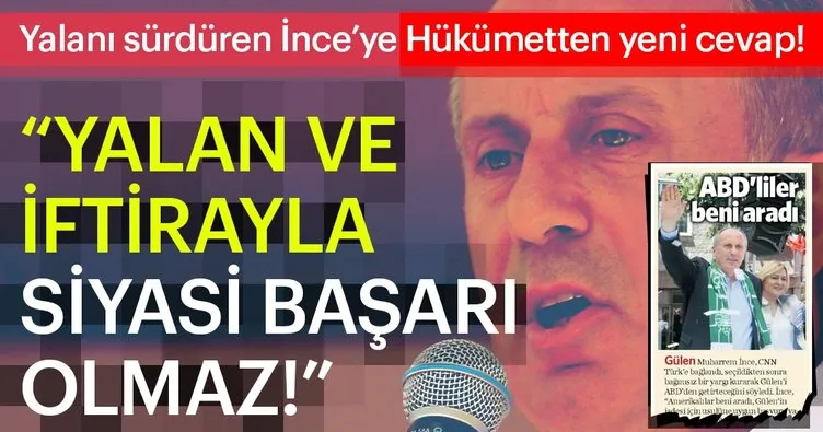 Son dakika: Bekir Bozdağ'dan Muharrem İnce'ye FETÖ tepkisi
