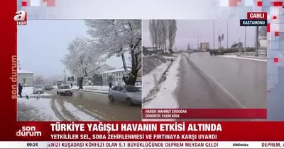 Meteoroloji saat vererek uyardı: 26 il için kar ve yağmur alarmı! | Video