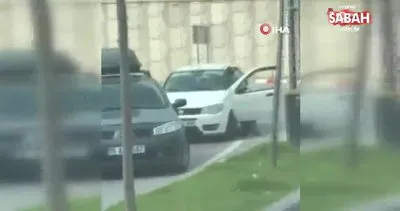 Bursa’da sürücülerin yol verme kavgası kamerada | Video