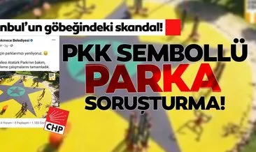 Son dakika haberi: İstanbul’daki PKK sembollü parka soruşturma açıldı!
