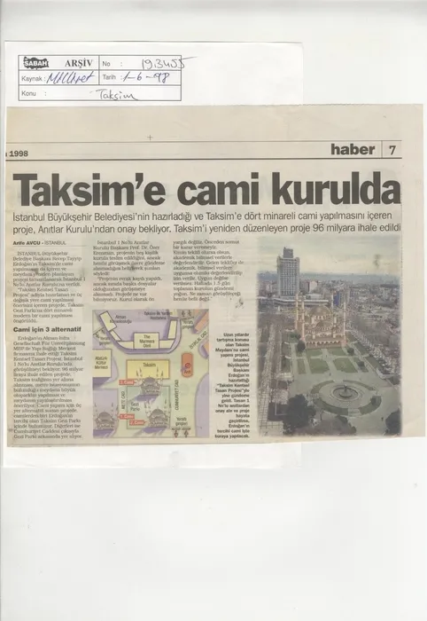 Yapımına karşı çıkmışlardı: Büyük gün geldi! İşte Taksim Camii manşetleri