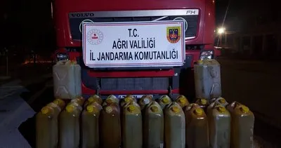 Doğubayazıt’ta 2 tırda 603 litre akaryakıt ve 127 paket kaçak sigara bulundu #agri