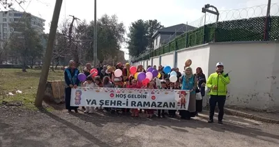 Minik öğrencilerinden Ramazan yürüyüşü #sanliurfa