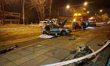 Başkentte feci kaza! 2 ölü 3 yaralı