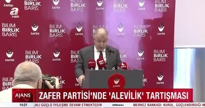 Ümit Özdağ’ın cemevi çıkışı istifa getirdi! | Video