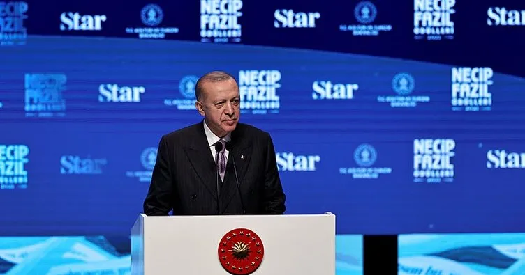 Son dakika! Başkan Erdoğan Necip Fazıl Ödülleri törenine katıldı: Bu ödüller zorbalara açılmış bir bayraktır