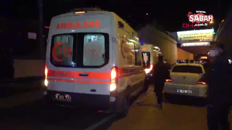 Bursa'da 7 araç birbirine girdi; 1'i ağır 10 yaralı | Video
