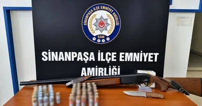 Sosyal medyadaki silah paylaşımları ele verdi #afyonkarahisar