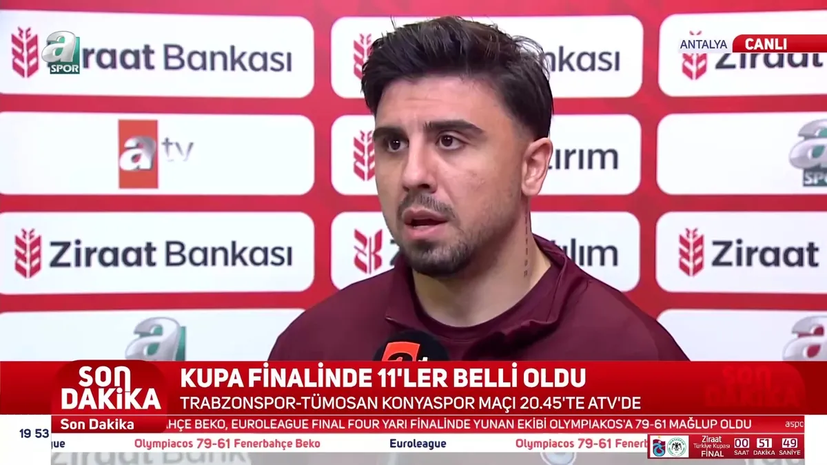 Ozan Tufan: Kupayı alacağımıza inanıyorum! videosunu izle