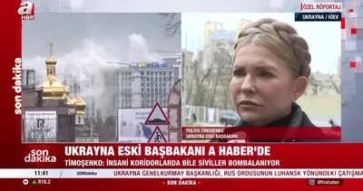 Ukrayna Eski Başbakanı Yuliya Timoşenko A Haber’e konuştu: Ruslar barıştan yana değil...  | Video