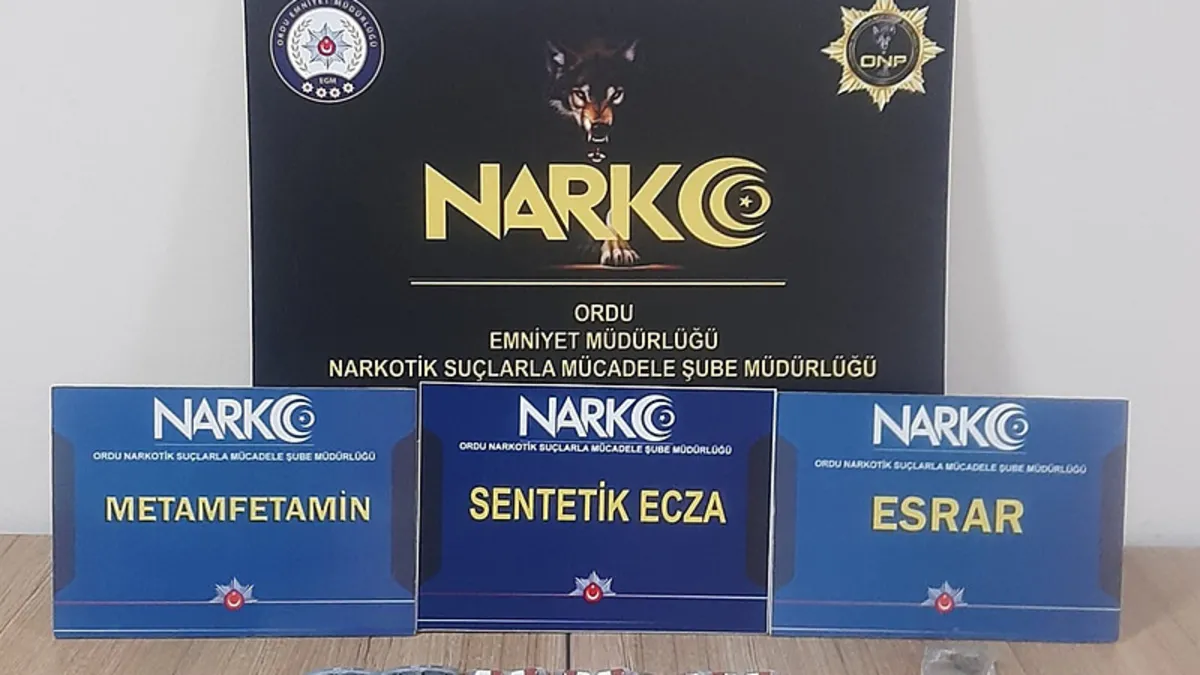 Ordu’da uyuşturucu operasyonu; 6 şüpheli tutuklandı Ordu’da uyuşturucu operasyonu; 6 şüpheli tutuklandı