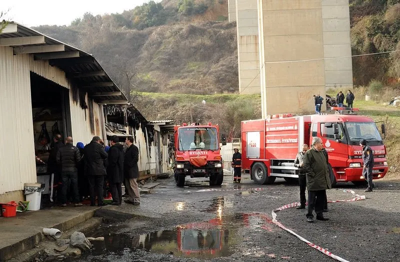 Beykoz sosyete pazarında yangın - Galeri - Yaşam