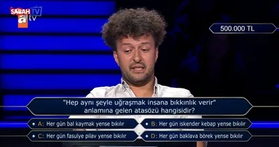 Kim Milyoner Olmak İster’e katılan paralimpik sporcu 500 bin TL’lik soruyu açtırdı! İşte o soru!