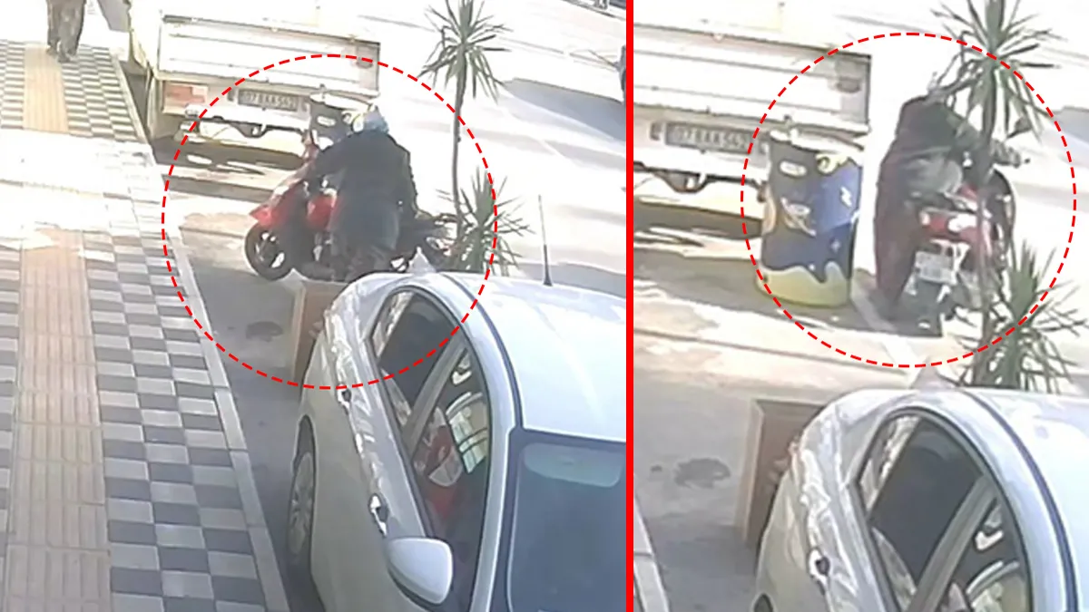 Antalya’da hırsızın rahatlığı pes dedirtti! Görenler kendi motoru sandı… Antalya’da hırsızın rahatlığı pes dedirtti! Görenler kendi motoru sandı…