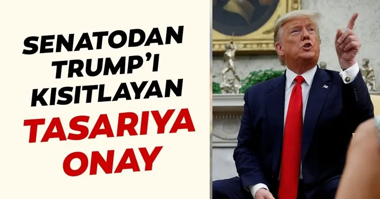 ABD Senatosu’ndan Trump’ın İran’a yönelik savaş yetkilerini kısıtlayan tasarıya onay