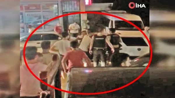 Son dakika haberi... İstanbul'da mahalleyi savaş alanına çeviren meydan kavgası kamerada | Video