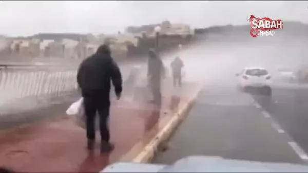 Malta'da fırtına nedeniyle balık yağmuru!