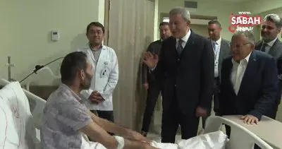 Bakan Akar, Kayseri Şehir Hastanesi’nde hastaları ziyaret etti | Video