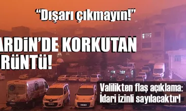 Mardin’de korkutan görüntü!