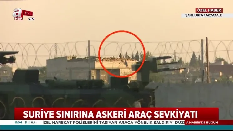 Suriye sınırına askeri araç sevkiyatı