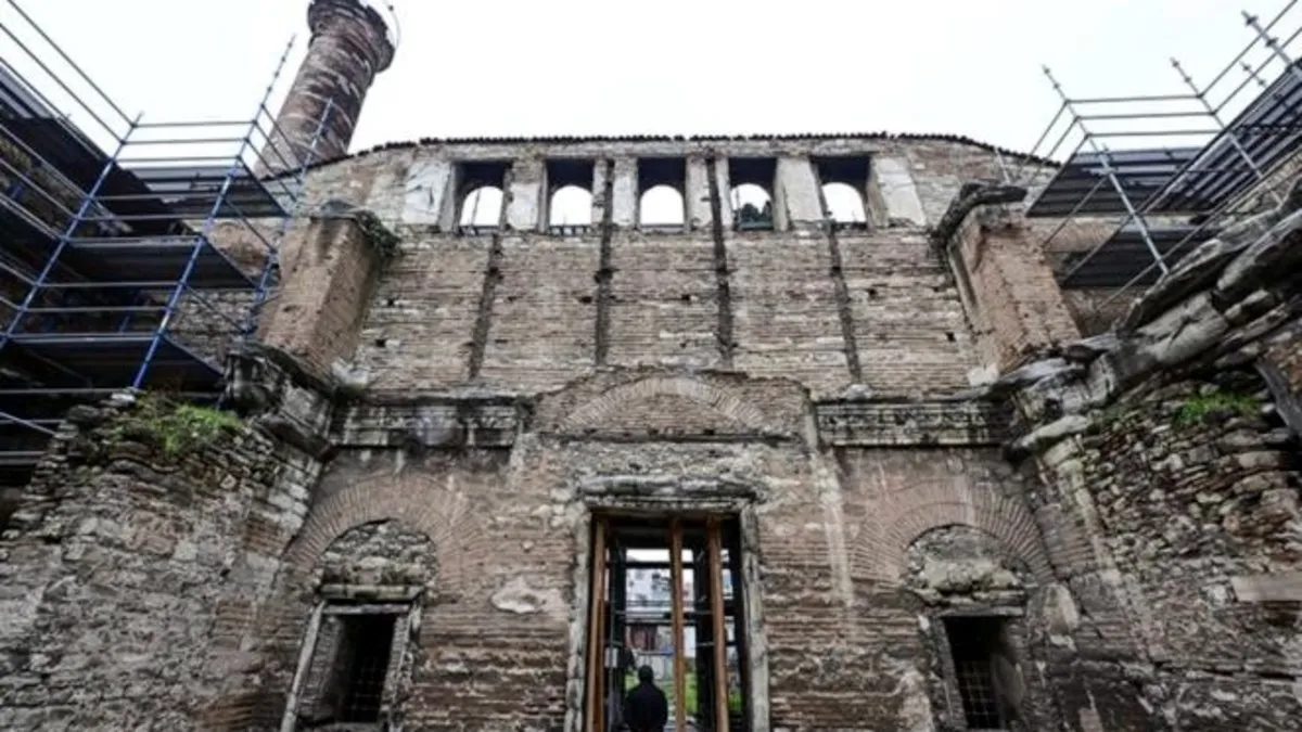 İmrahor İlyas Bey Camii aslına uygun olarak ihya ediliyor: