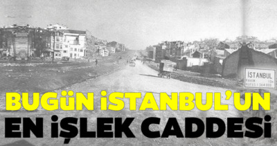 Şimdi İstanbul’un en işlek caddesi!  İşte ilk kez göreceğiniz Eski İstanbul fotoğrafları