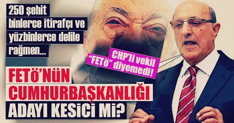 CHP’li Kesici ’FETÖ yaptı’ diyemedi!