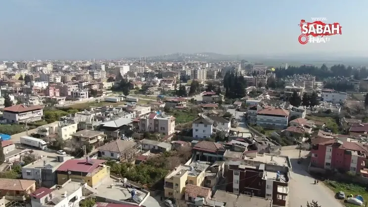 Suriye sınırındaki Reyhanlı, depremler sonrası böyle görüntülendi | Video