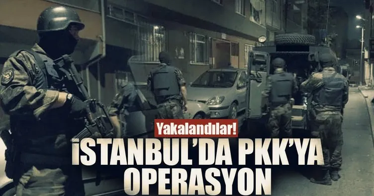 İstanbul’da terör operasyonu: 12 kişi gözaltında