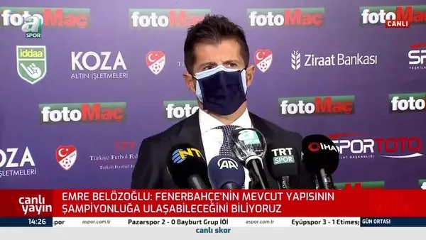 Fenerbahçe'de Emre Belözoğlu'ndan transfer sözleri!