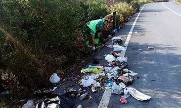 Garipçe yolunu çöplüğe çevirdiler