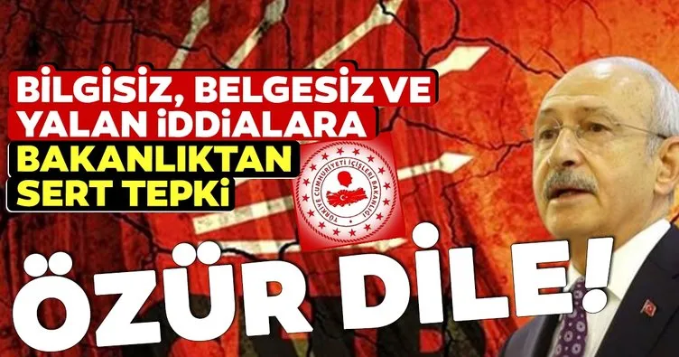 Kılıçdaroğlu’nun derneklerle ilgili iddialarına sert tepki: Özür dile