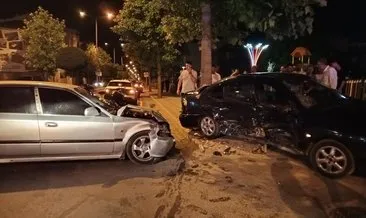 Samsun'da trafik kazası! 2 kişi yaralandı #samsun