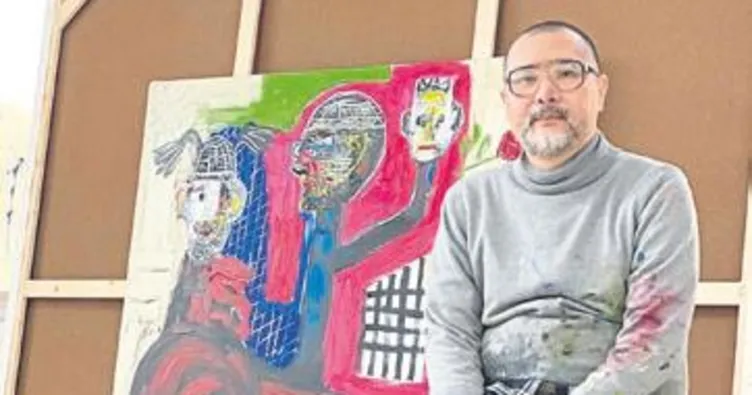 Duygularını tuvale yansıttı