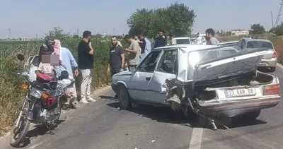İki araç tahliye kanalına uçtu: 2 yaralı