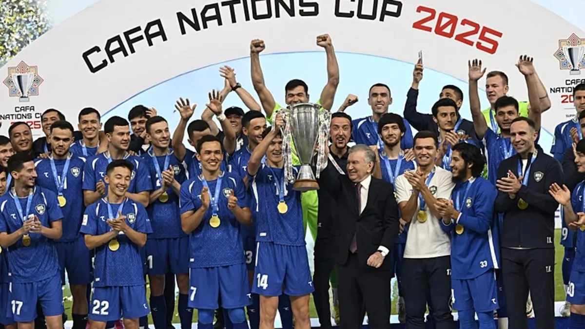 Özbekistan Milli Futbol Takımı, CAFA Uluslar Kupası şampiyonu oldu Özbekistan Milli Futbol Takımı, CAFA Uluslar Kupası şampiyonu oldu