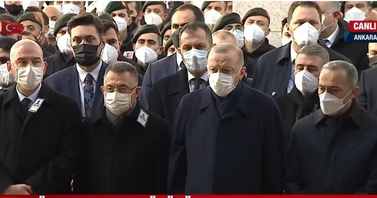 Şehit Hayrettin Eren’e son veda! Başkan Erdoğan da cenaze namazına katıldı