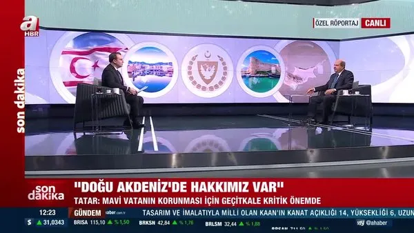 KKTC Cumhurbaşkanı Ersin Tatar'dan A Haber'de önemli açıklamalar | Video