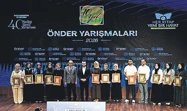ÖNDER yarışmalarında ödüller sahibini buldu
