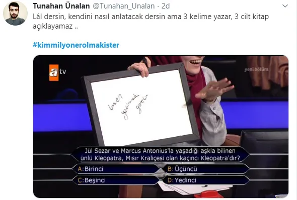 Kim Milyoner Olmak İster'de yarışan Ümmü Gülsüm Türkiye'yi duygulandırdı
