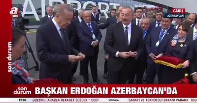 Son Dakika: Zengilan Uluslararası Havalimanı tamamlandı! Açılışını Başkan Erdoğan ve Aliyev yaptı | Video