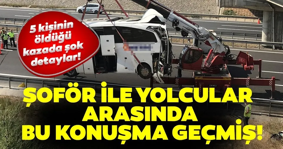 Istanbul Da 5 Kisinin Oldugu Otobus Kazasinda Soke Eden Detaylar Son Dakika Haberler