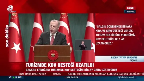 Cumhurbaşkanı Erdoğan açıkladı: Hafta sonu Sokağa çıkma yasağı kaldırıldı! Sokağa çıkma yasağı ne zaman bitiyor?| Video