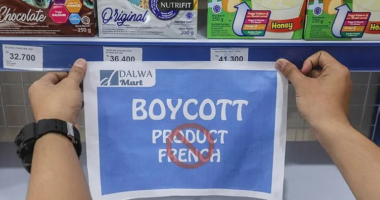 Endonezya’da marketler Fransız ürünlerinin satışını durdurdu