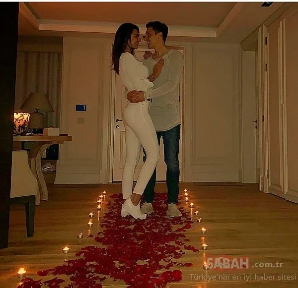 Oyuncu Amine Gülşe, eşi Mesut Özil’e güzel yemek yapabilmek için ders almaya başladı