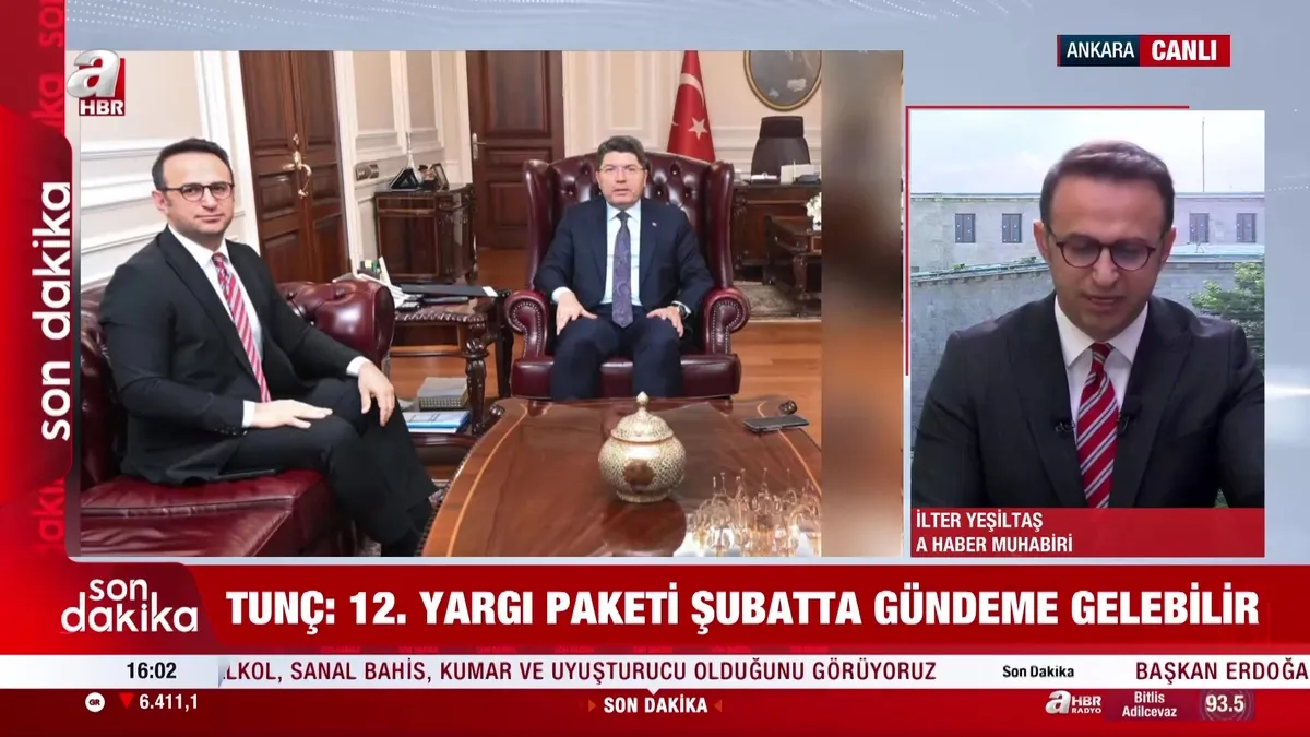 Bakan Tunç: “12. Yargı paketi şubatta gündeme gelebilir” | Video videosunu izle Bakan Tunç: “12. Yargı paketi şubatta gündeme gelebilir” | Video videosunu izle