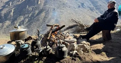 Doğaseverler iftarı vadide yaptı